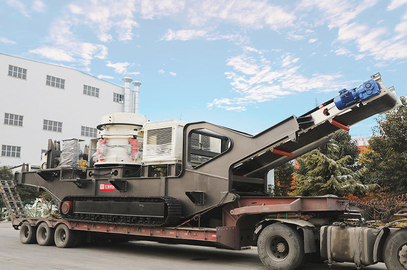 河南時產200噸移動碎石機價格實惠，發貨快