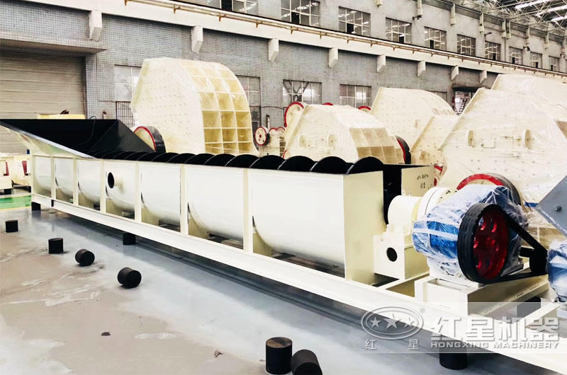 螺旋式洗砂機機身長8-11米，可與機載車身銜接合理