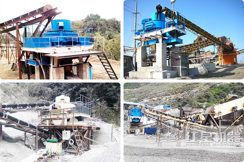 各地用戶的制砂廠生產(chǎn)線現(xiàn)場，歡迎就近考察