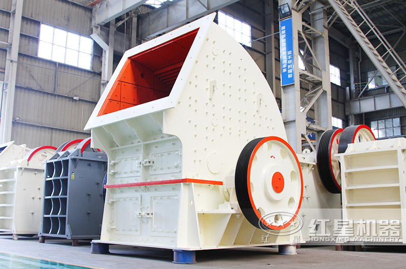 重錘式破碎機進料口大，≤1200mm