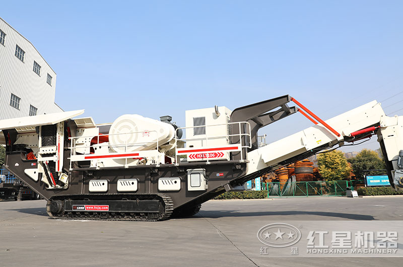 可流動的石頭全自動破碎機(jī)，履帶式