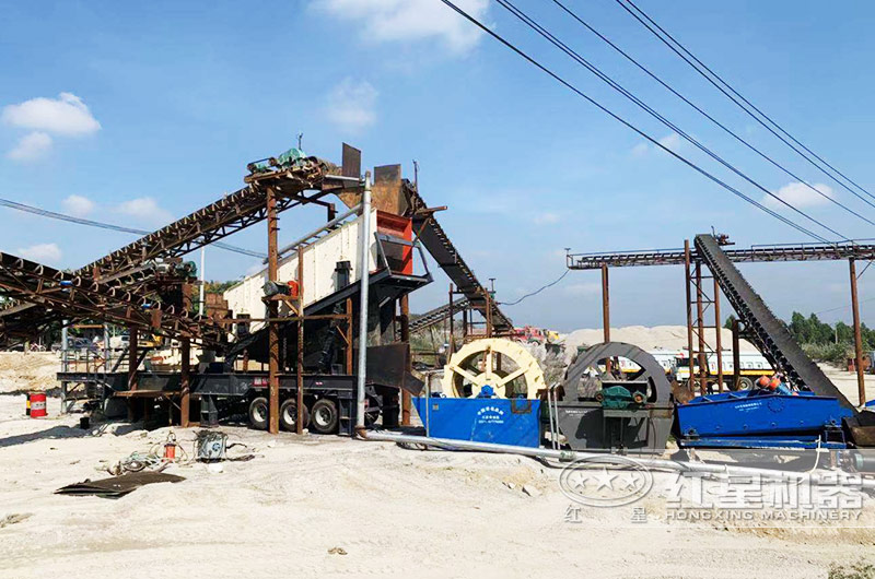 濕式制砂生產(chǎn)線現(xiàn)場(chǎng)實(shí)拍圖 濕式制砂生產(chǎn)線現(xiàn)場(chǎng)實(shí)拍圖