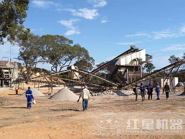 時產(chǎn)400-500噸石料生產(chǎn)線設備軟質物料配置